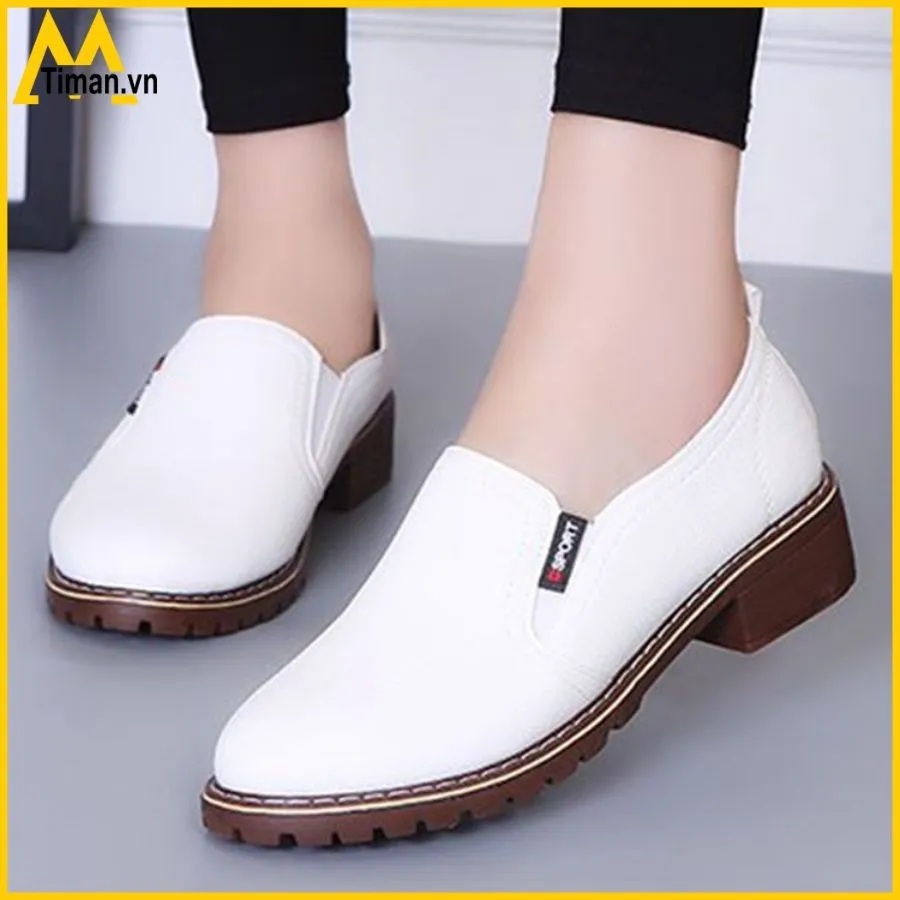 Giày Lười Da Nữ ZA03