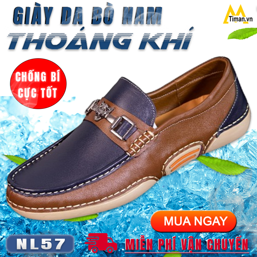 Giày Lười Da Nam NL57