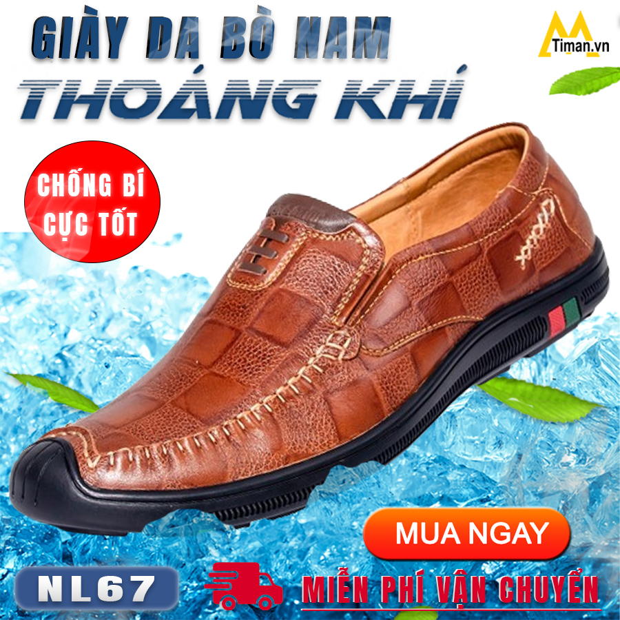 Giày Lười Da Nam NL67