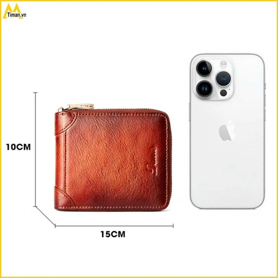 Ví da nam ZC-VD04 gọn nhẹ
