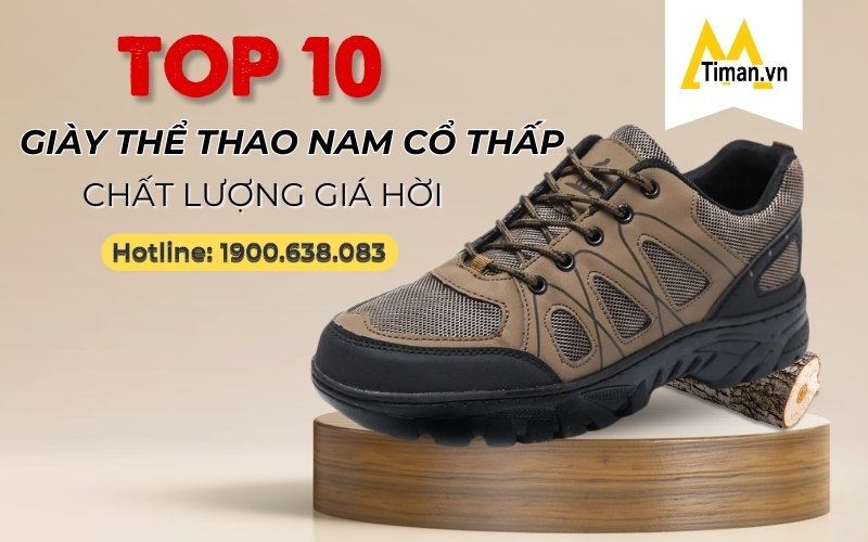 List 10 Đôi Giày Thể Thao Nam Cổ Thấp