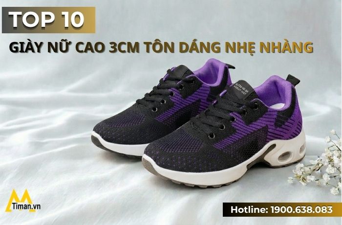 Gợi Ý 10 Đôi Giày Nữ Cao 3cm Dễ Mang, Tôn Vóc Dáng Nhẹ Nhàng Và Thanh Thoát
