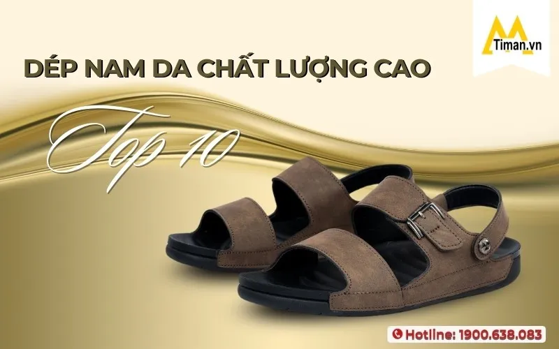 Khám Phá 10 Đôi Dép Nam Da Thủ Công Tinh Xảo, Độc Đáo