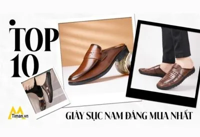 Review Top 10 Mẫu Giày Sục Nam Đẹp Dành Cho Quý Ông