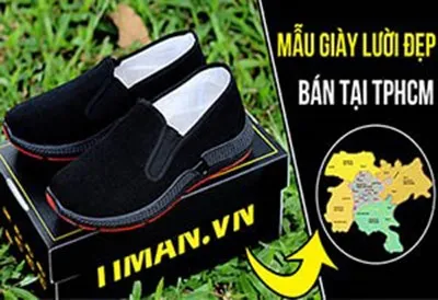 Giày Lười Vải Kaki TM23